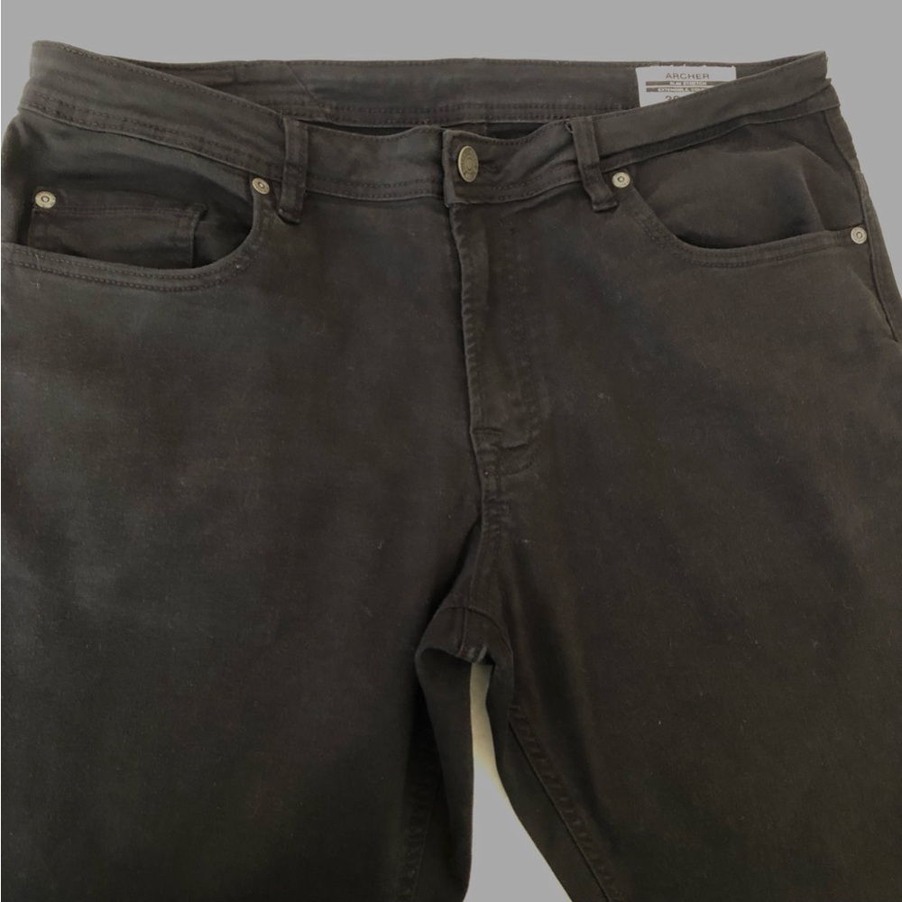 Buffalo David Bitton Black Men's Straight Leg Jeans Archer Fit - Picture 2 of 8